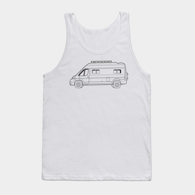 Camper Van Tank Top by Bluevolksmann